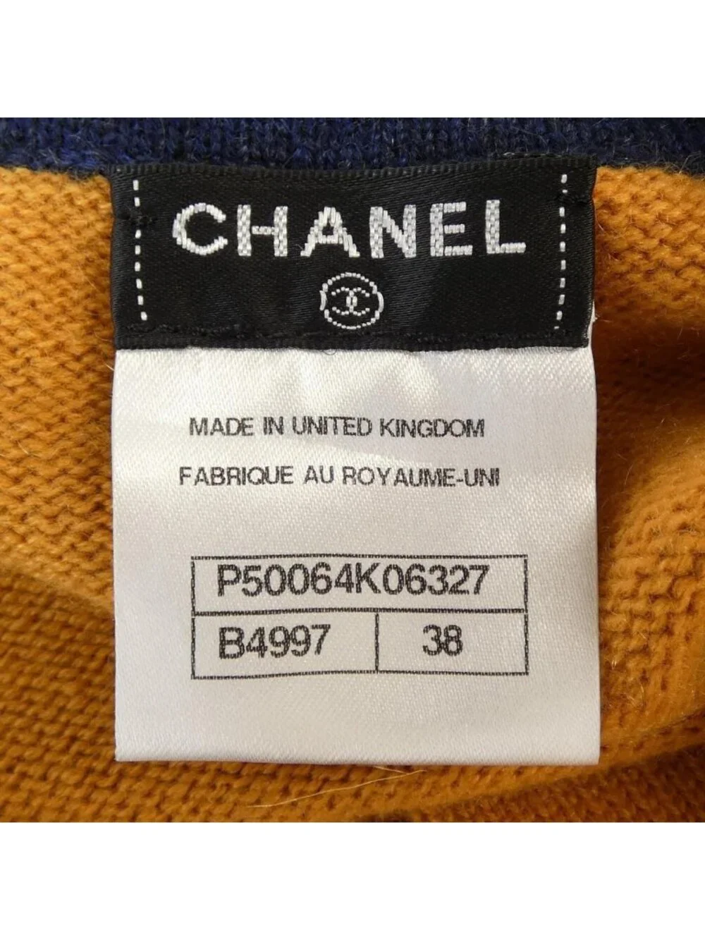 Chanel Knit Sweater Orange